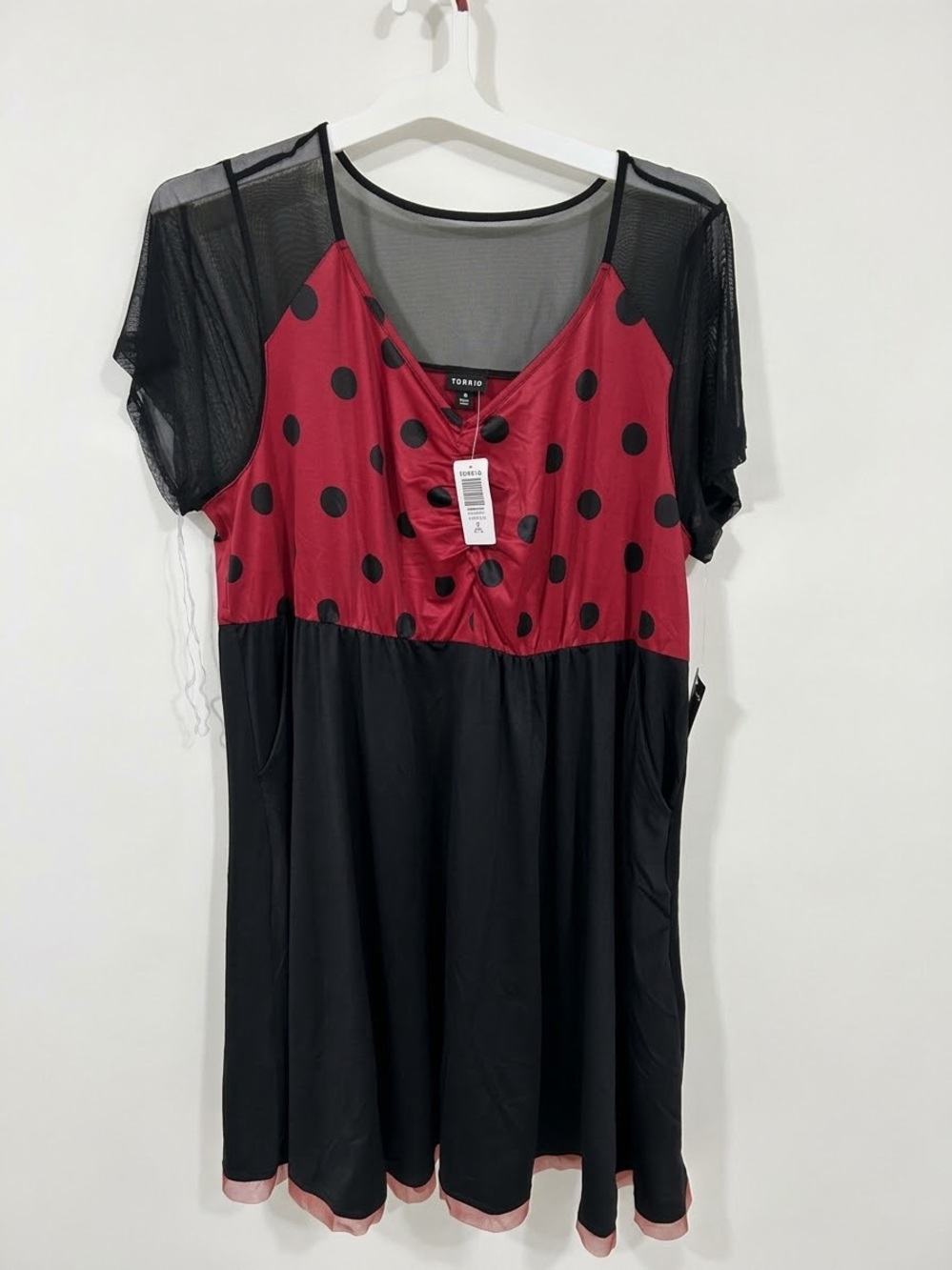 Torrid Ladybug Mini Dress – Size 3 / 3X (US 22-24) NWT
